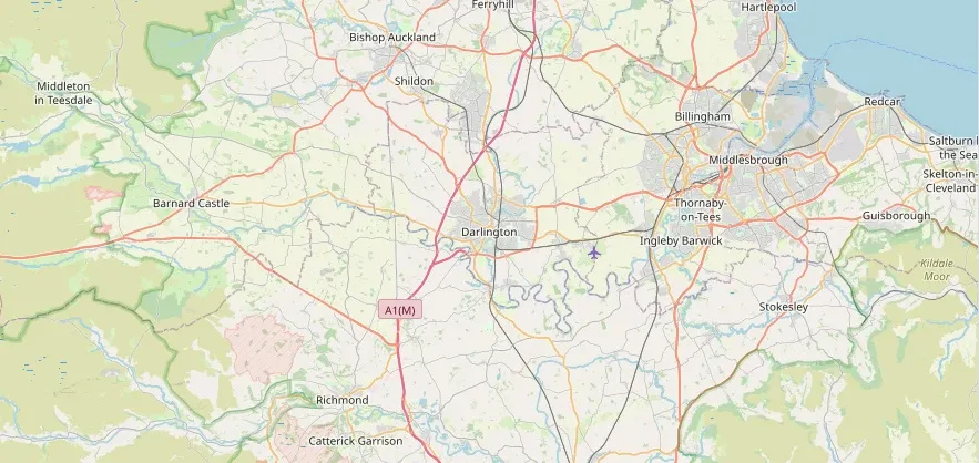 Map of the Darlington area we cover